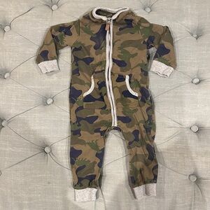 Carter's Camouflage Zip-Up Footie
